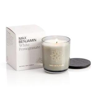 Max Benjamin White Pomegranate Candles