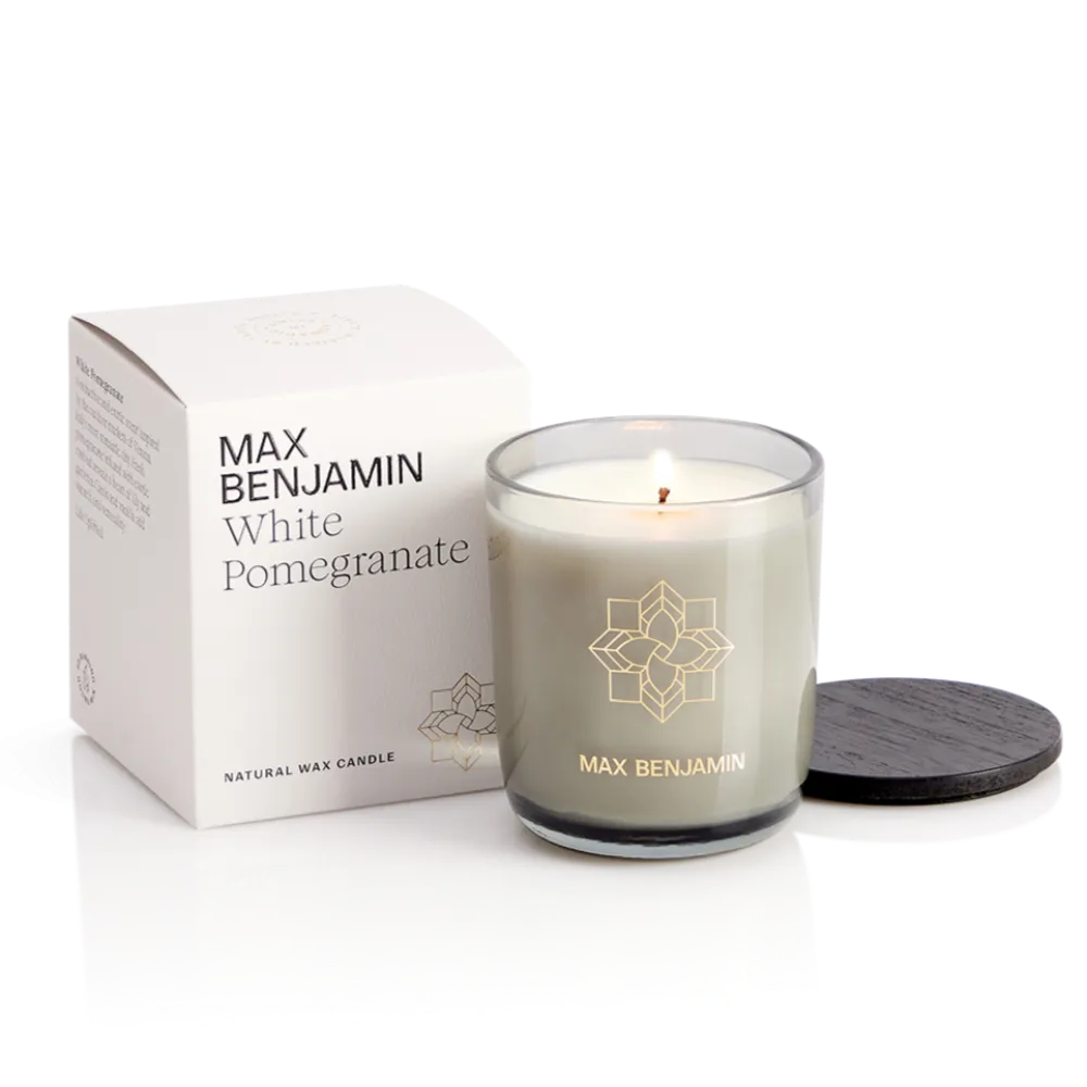 Max Benjamin White Pomegranate Candles