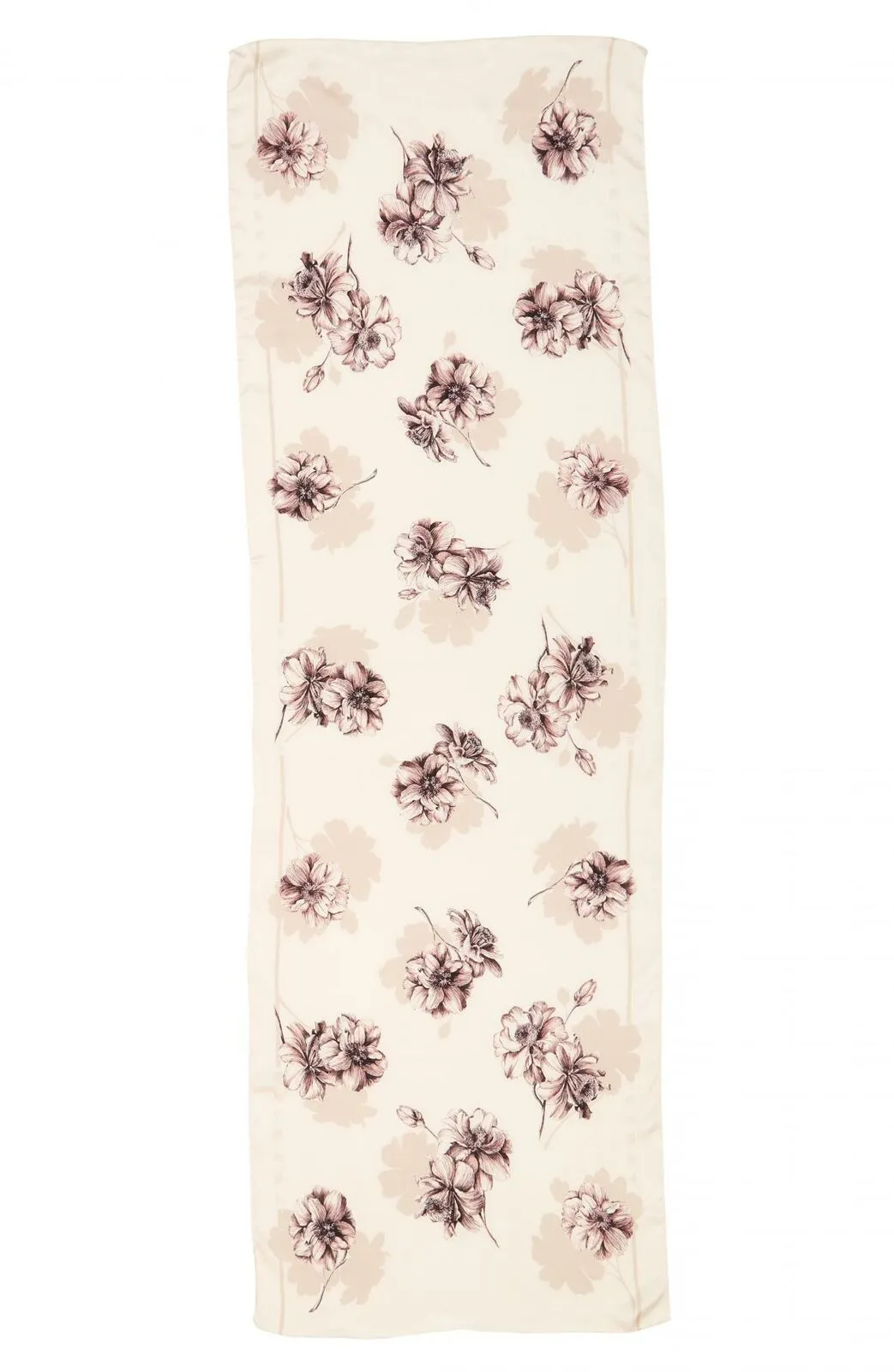 Max Mara Women's Rasetto Print Rectangle Silk Scarf Powder