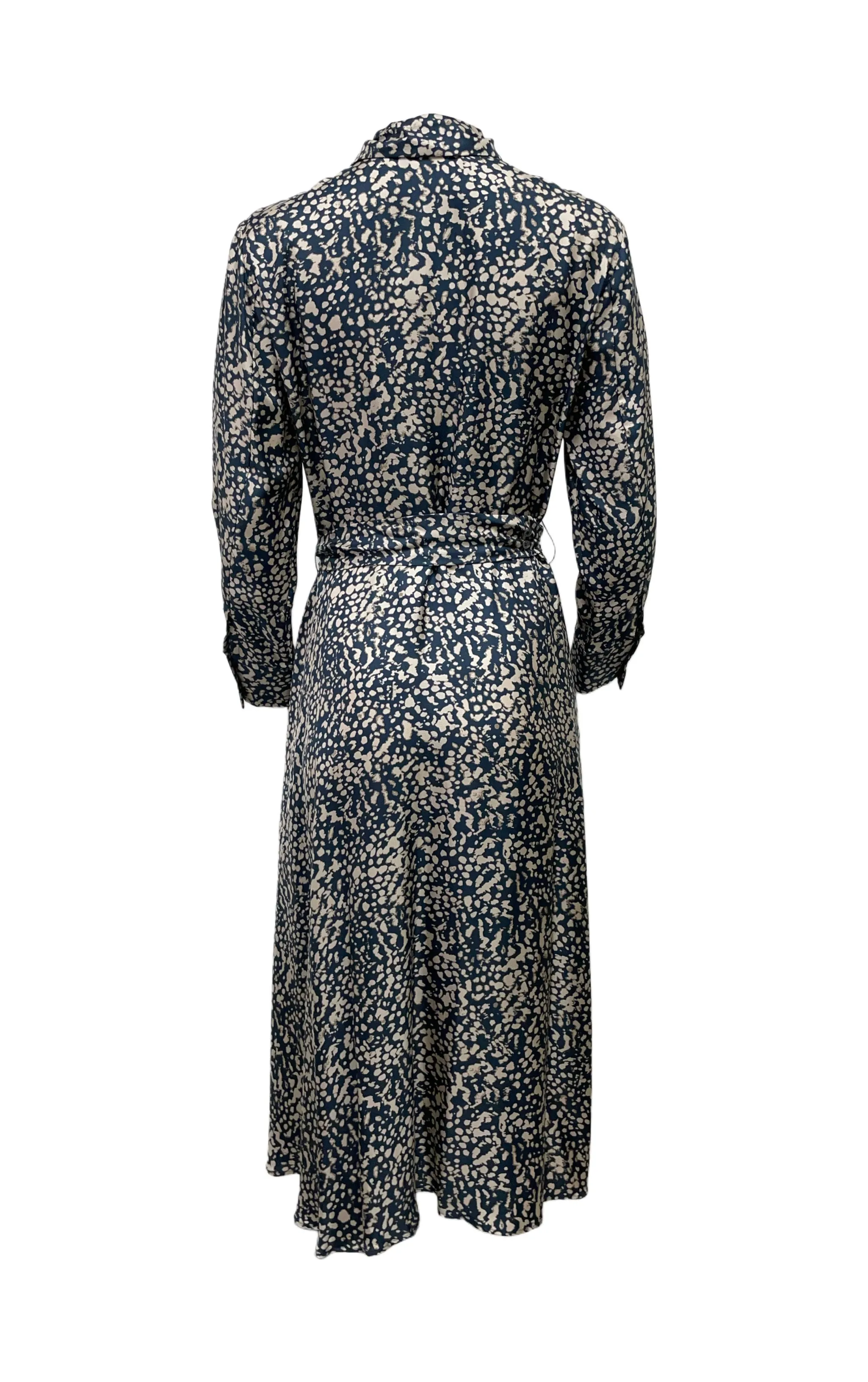 Max Mara Women's Ultramarine Gemma Silk Midi Dress NWT