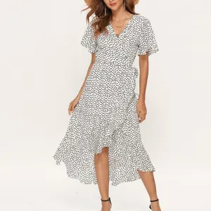 Maxi Wrap Dress - Floral