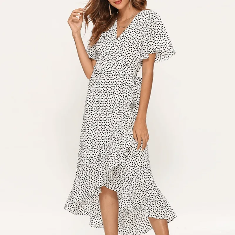 Maxi Wrap Dress - Floral