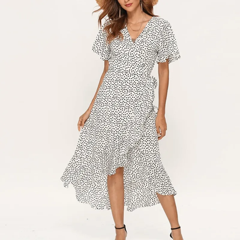 Maxi Wrap Dress - Floral