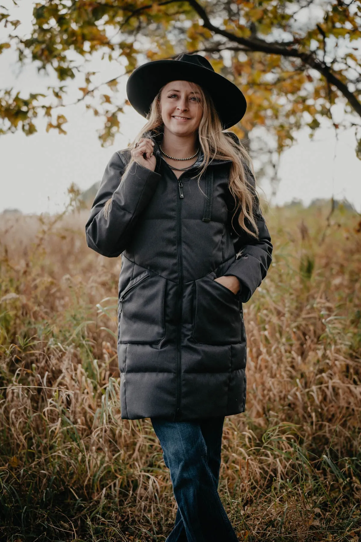 'Menlo' Ariat Down Filled Winter Parka with Toile Printed Lining (XS Only)