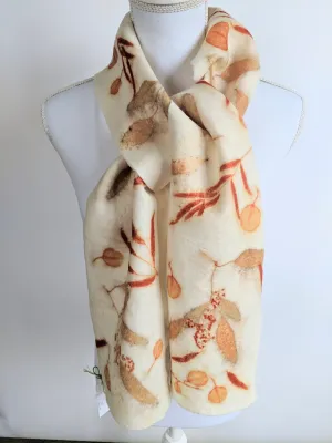 Merino Eco-print scarf