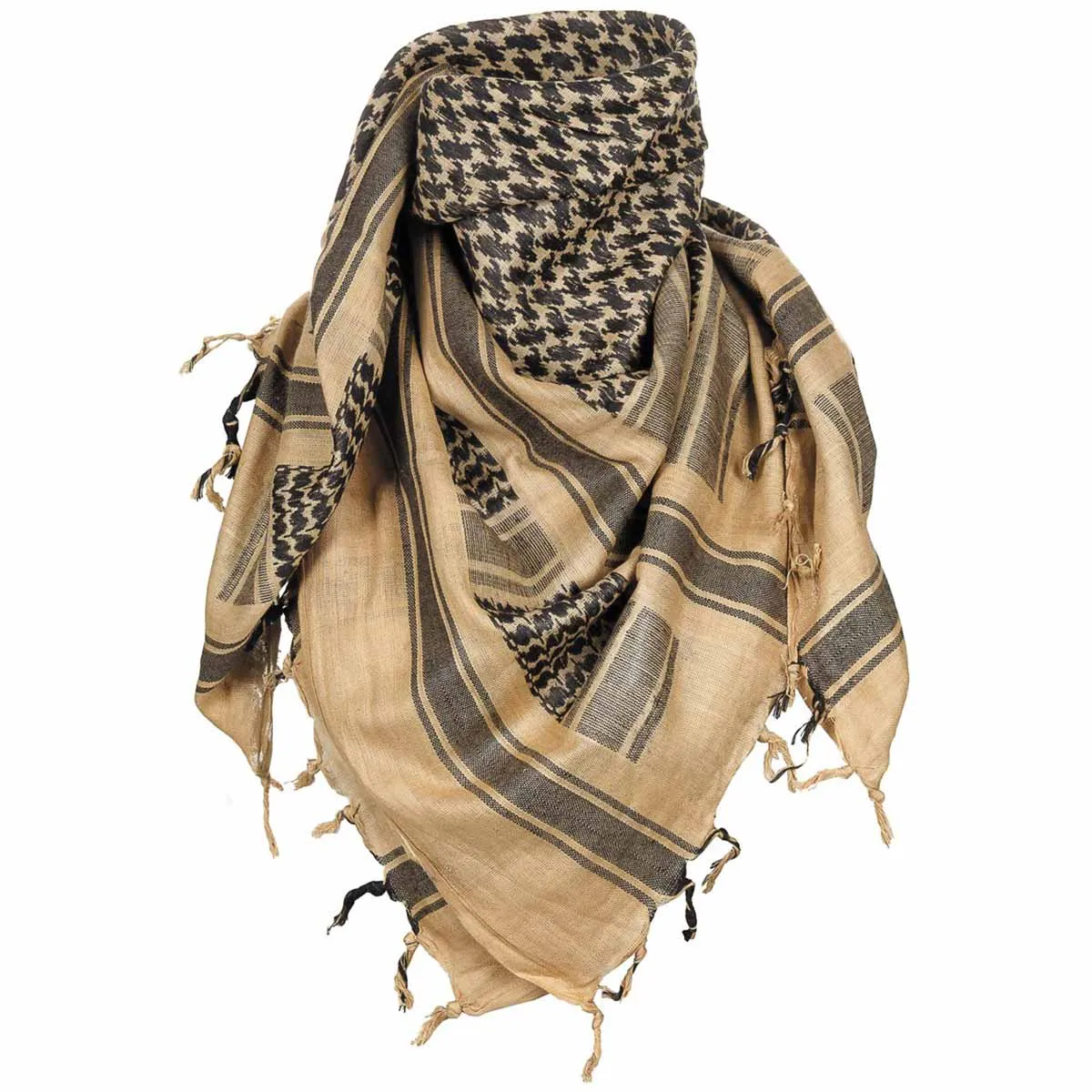 MFH Shemagh Head Scarf Sand / Black