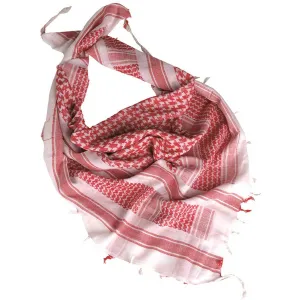 Mil-Tec Shemagh Head Scarf White / Red