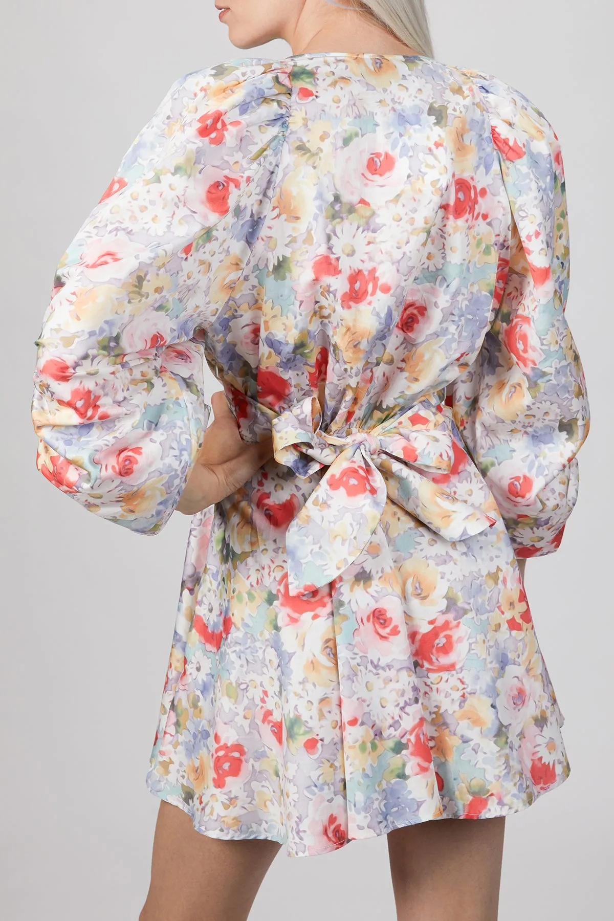MINI DRESS WITH BOW