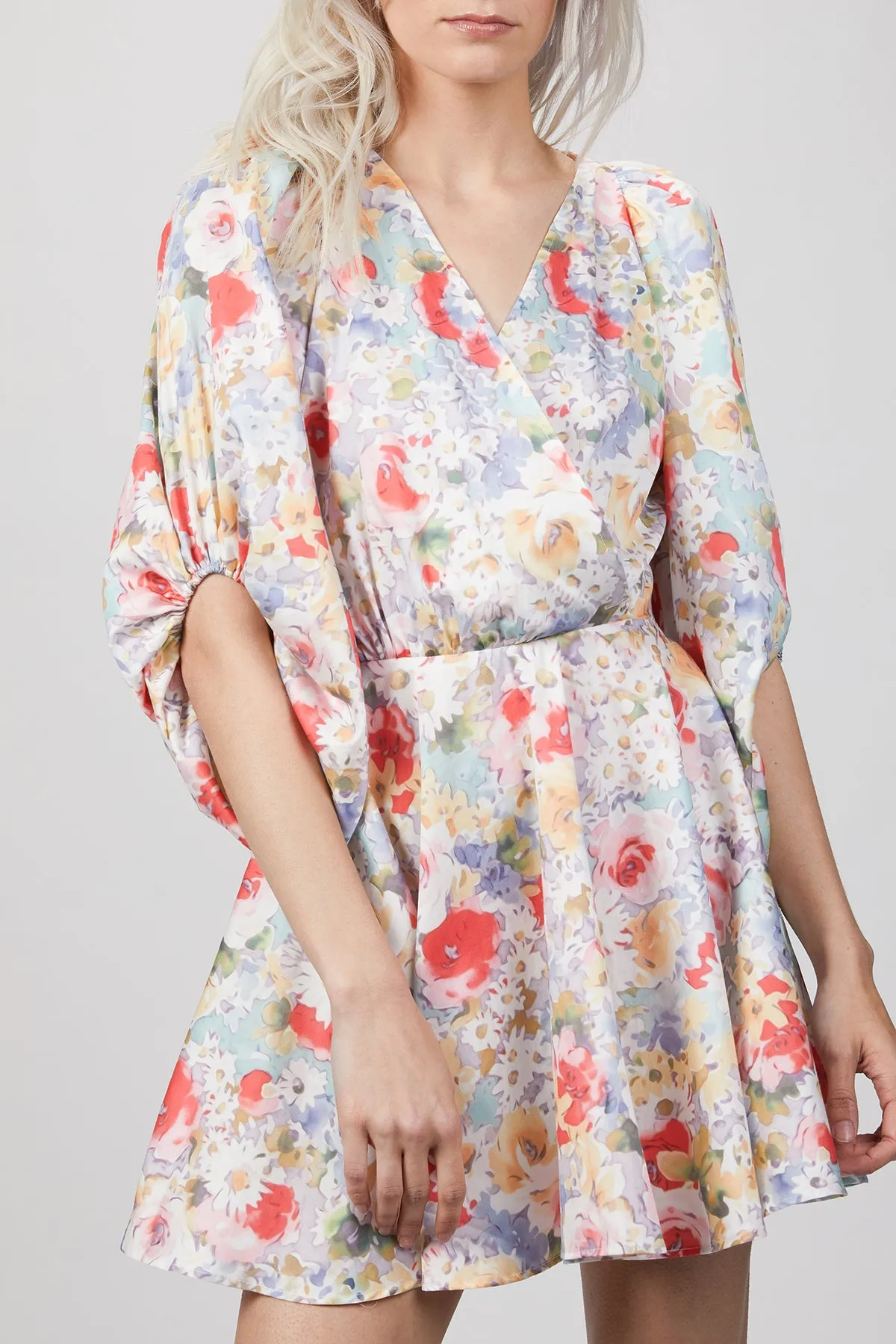 MINI DRESS WITH BOW