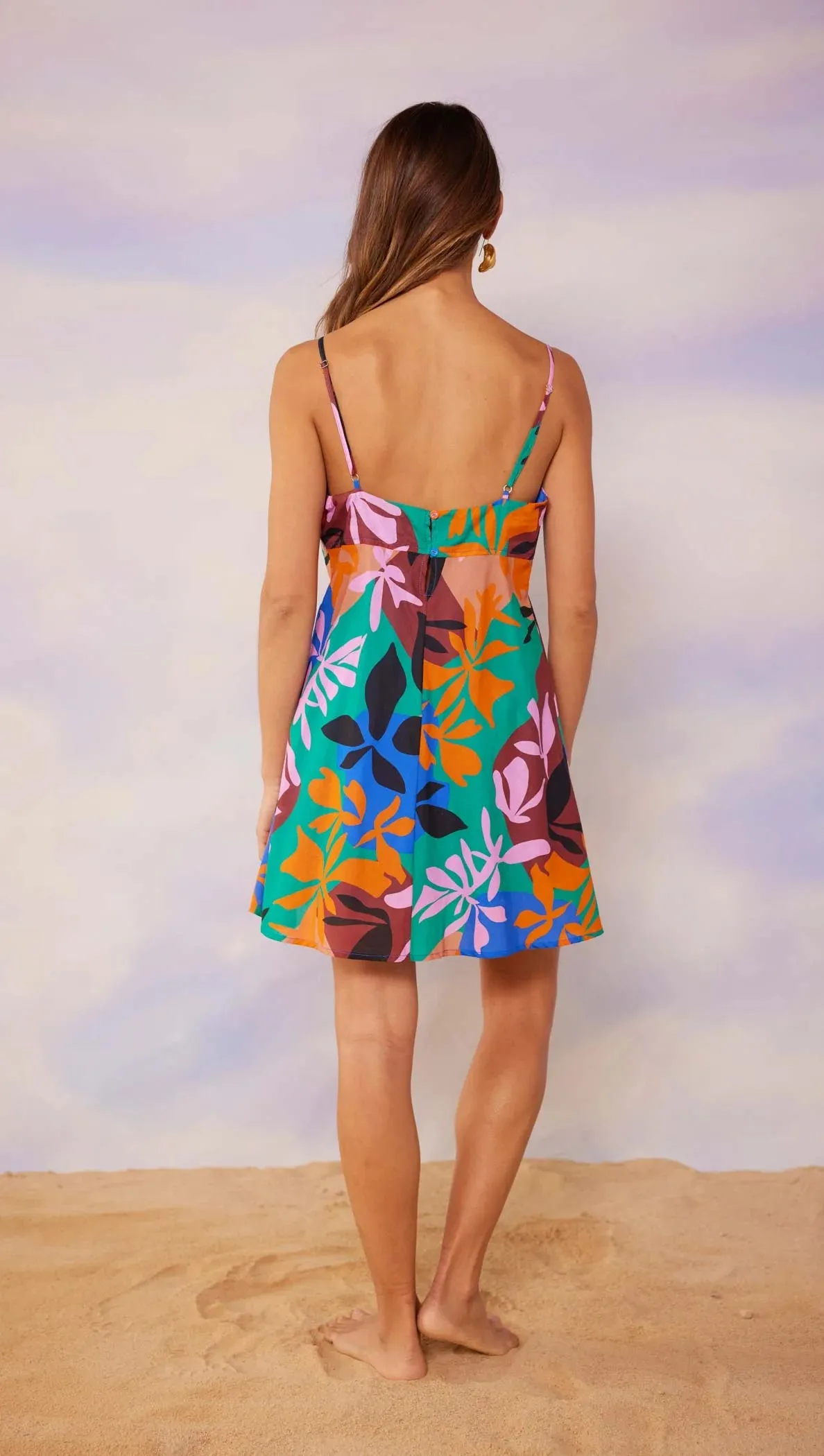 Mink Pink Ananya Mini Dress Abstract