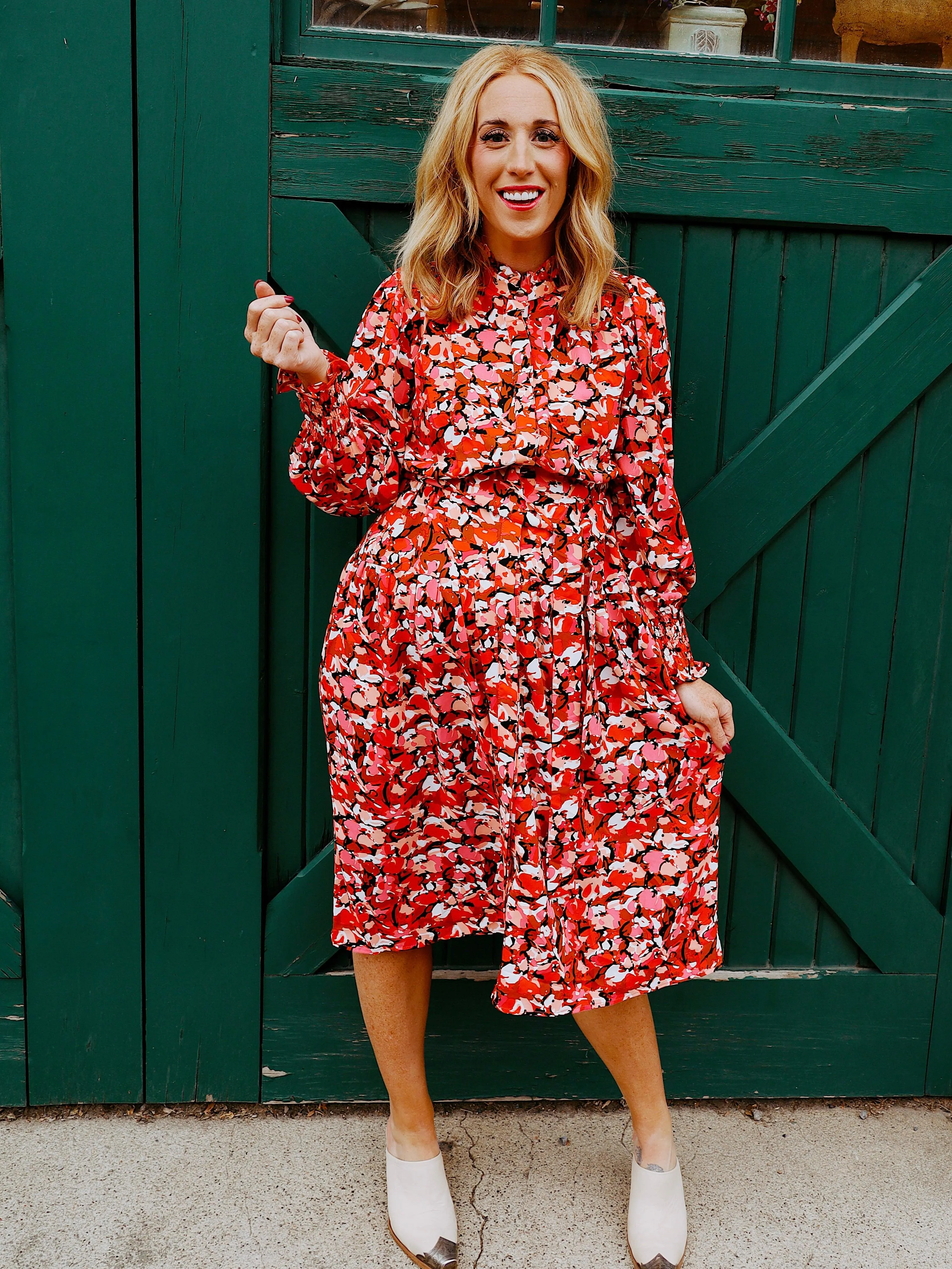 Moana Flows Floral Dress
