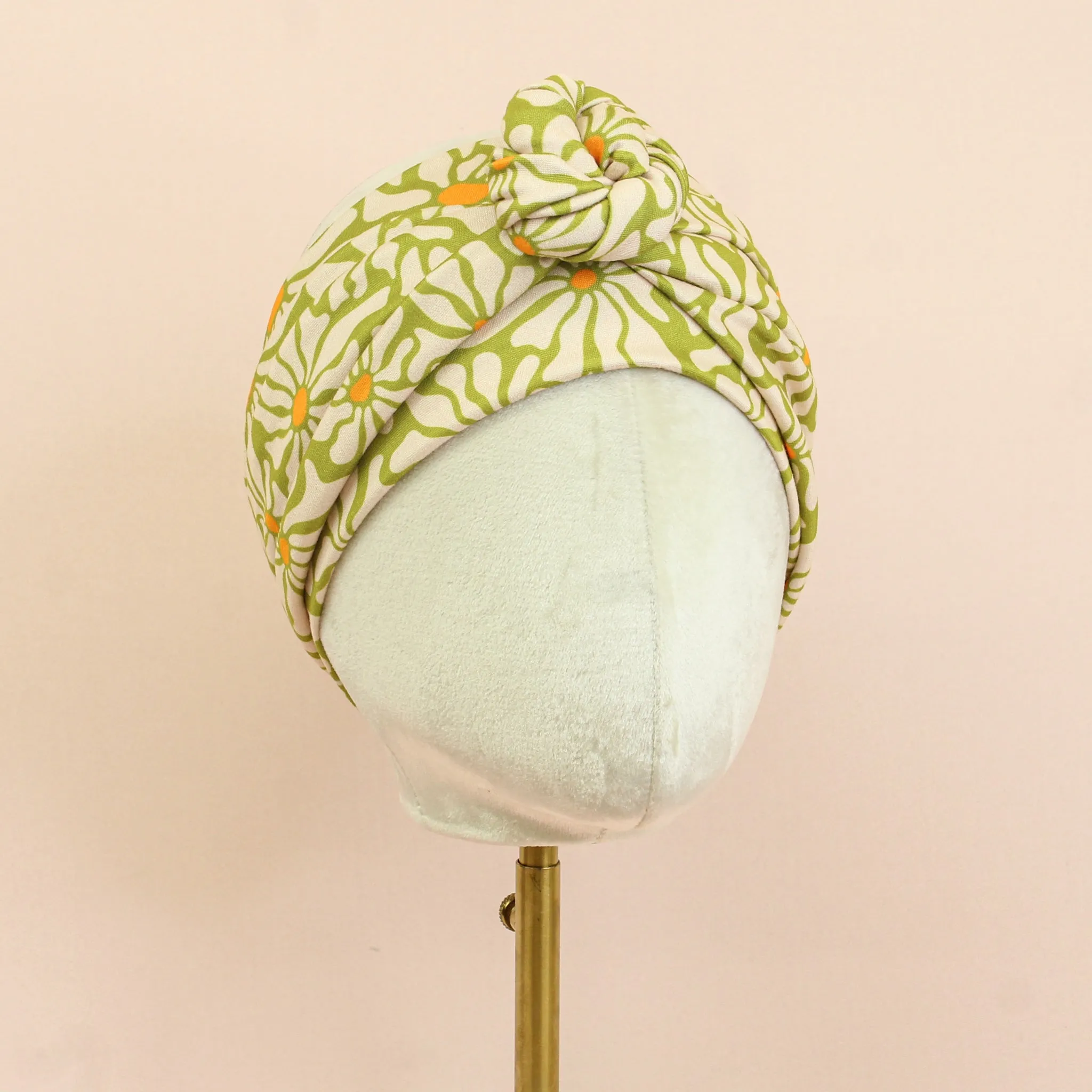 Mod Girl Vintage Floral Wrap Headband