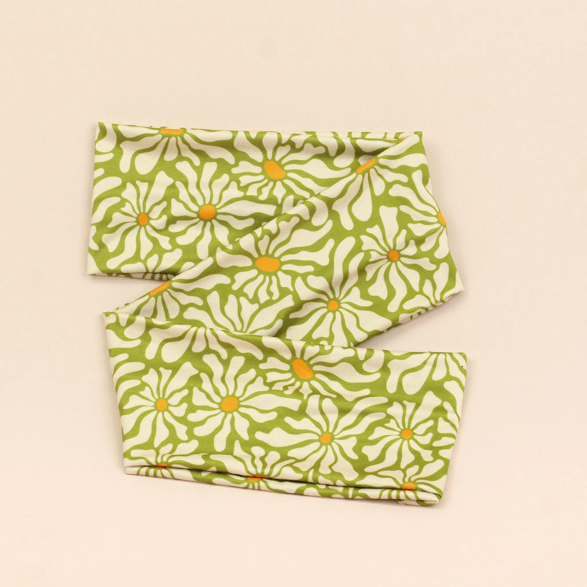 Mod Girl Vintage Floral Wrap Headband