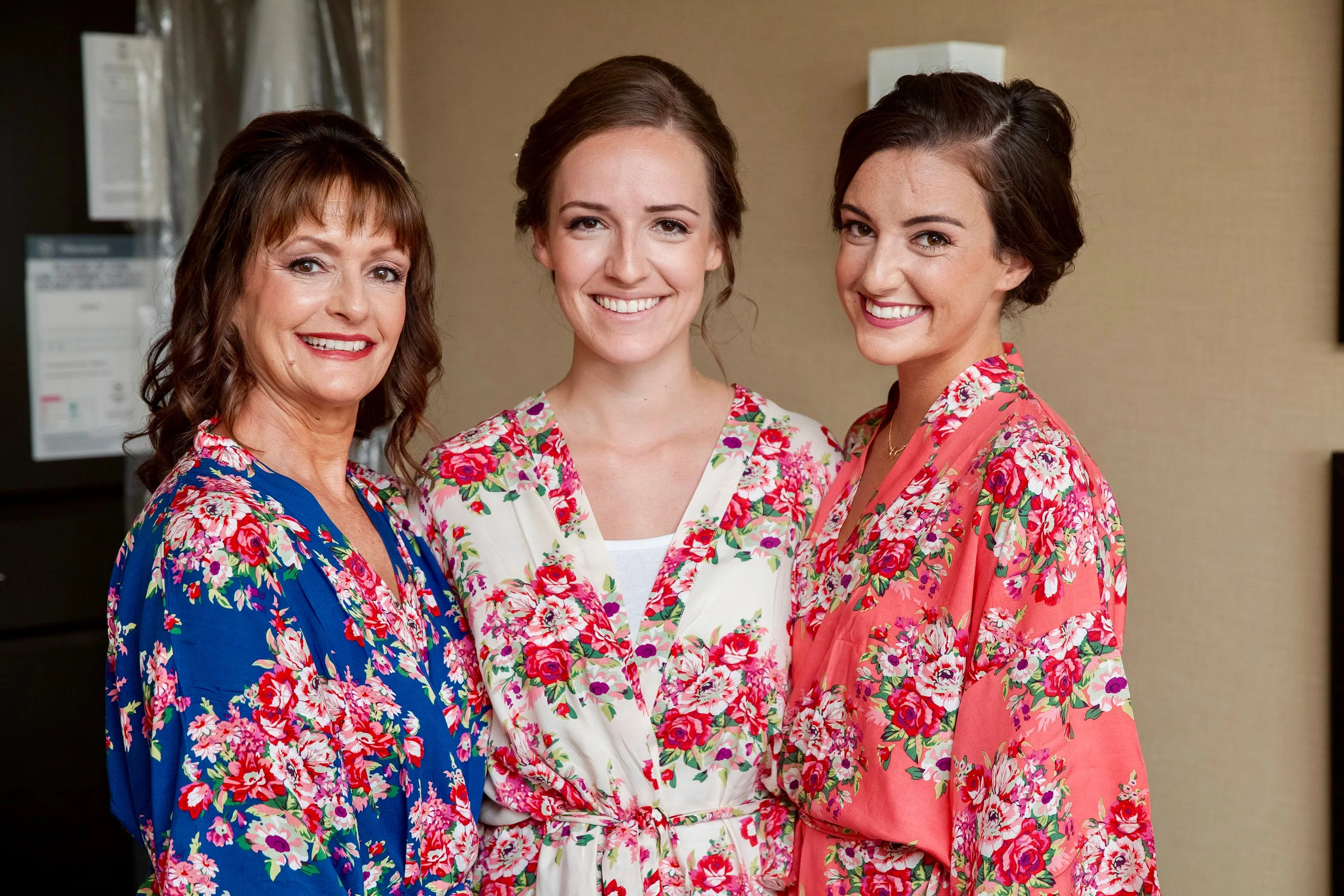 Mother of the Bride Gift, Mother of the Groom Gift, Bridesmaid Gift, Bridal Party Gift, Floral Robes, Flower Girl Gift,Bridesmaid Robes Set