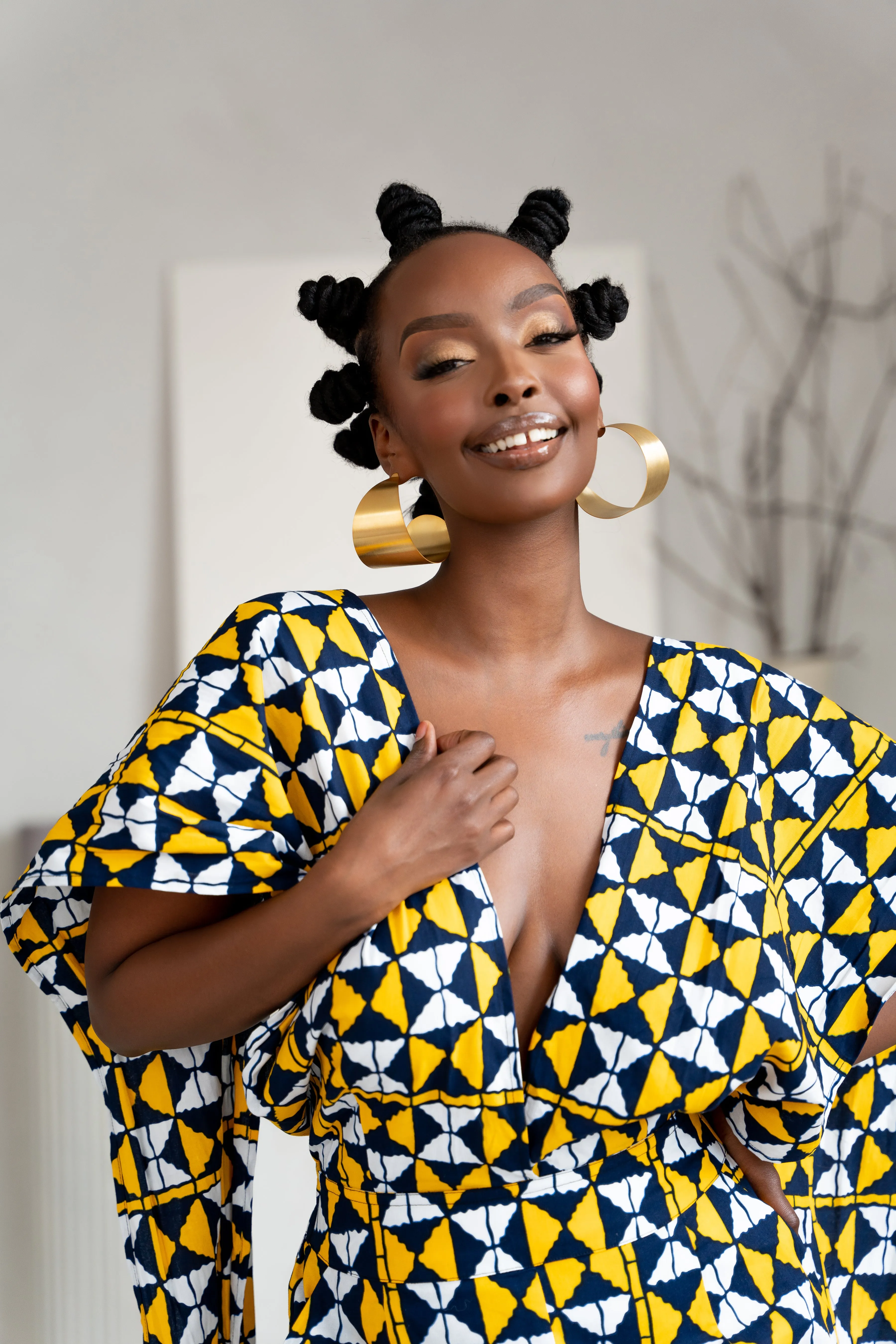 MOYO African print infinity jumpsuit (3 LENGTH)