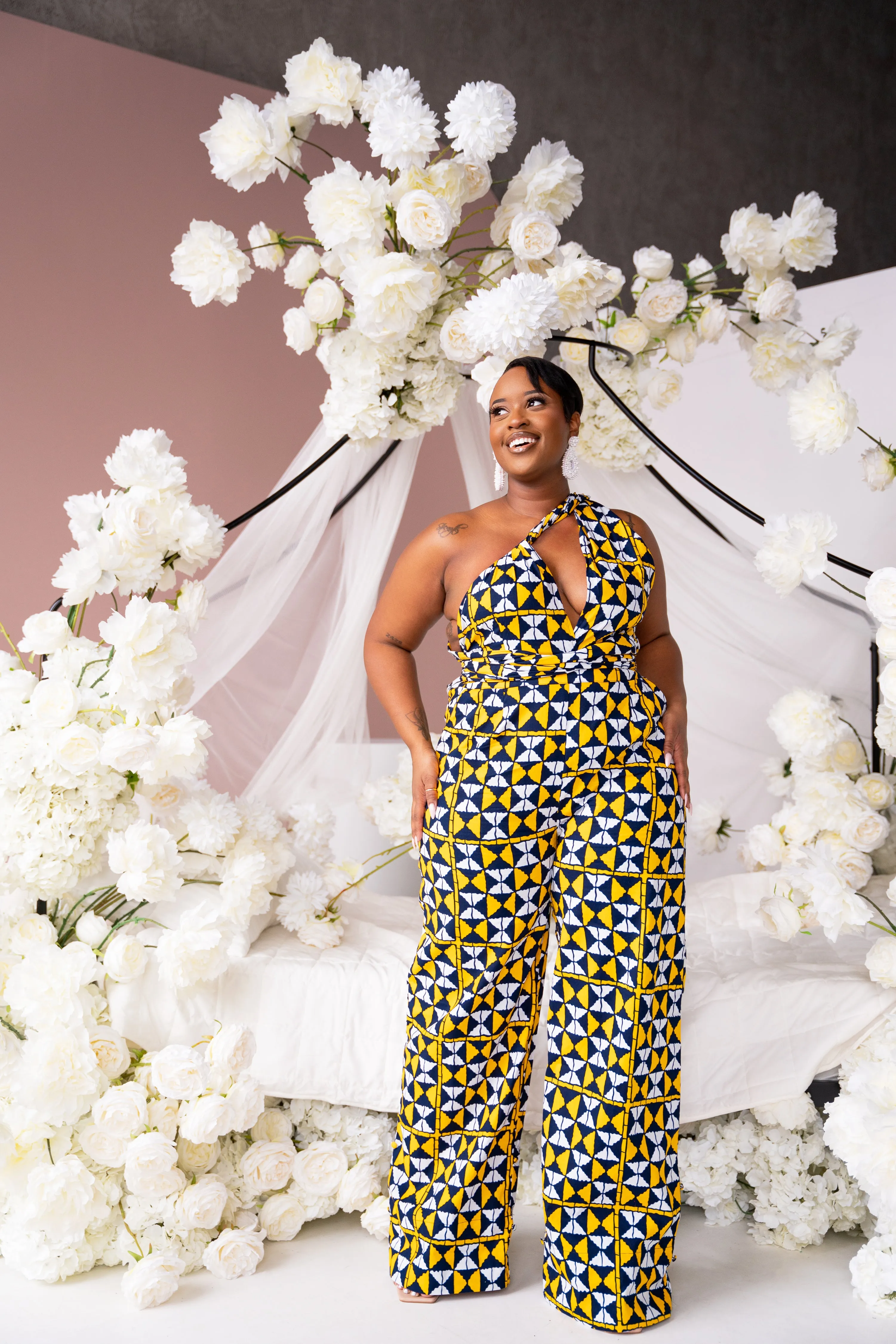 MOYO African print infinity jumpsuit (3 LENGTH)