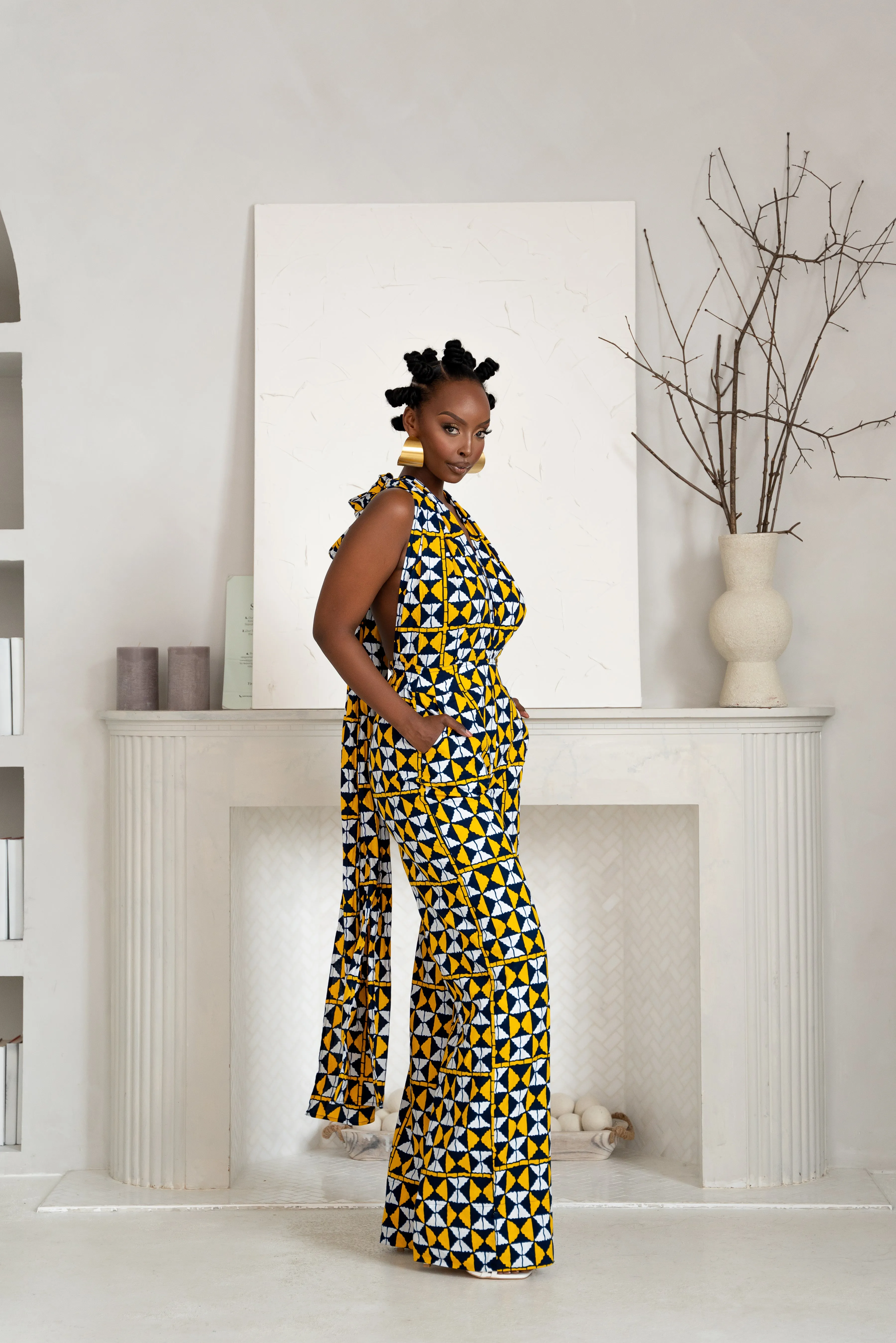 MOYO African print infinity jumpsuit (3 LENGTH)