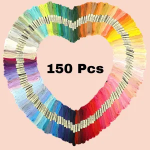 Multicolor Embroidery Thread Set - 150 Pcs