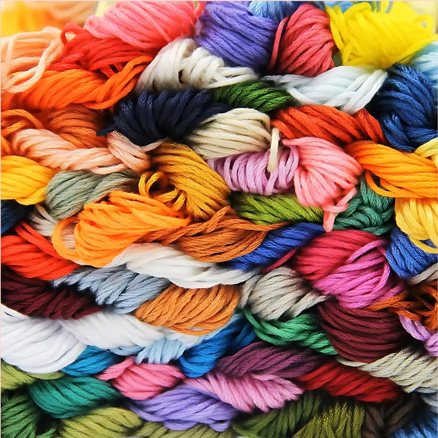 Multicolor Embroidery Thread Set - 150 Pcs