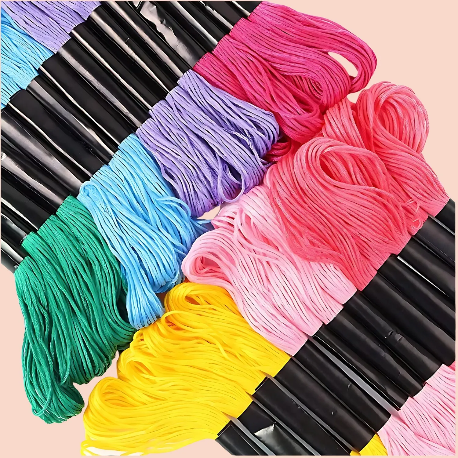 Multicolor Embroidery Thread Set - 150 Pcs