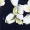 Navy Floral Print Short Sleeve Belted Wrap Midi Dress