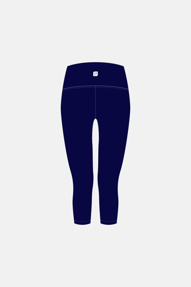 Navy Matt High Waisted 7.8 Tights