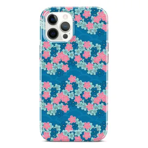 Navy Sakura Wave Custom - iPhone 12 Pro Max Case