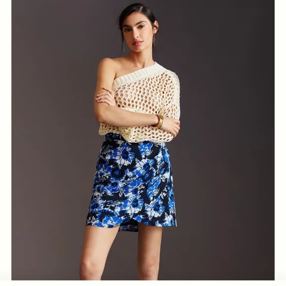 New Anthropologie Porridge Mini Skirt
