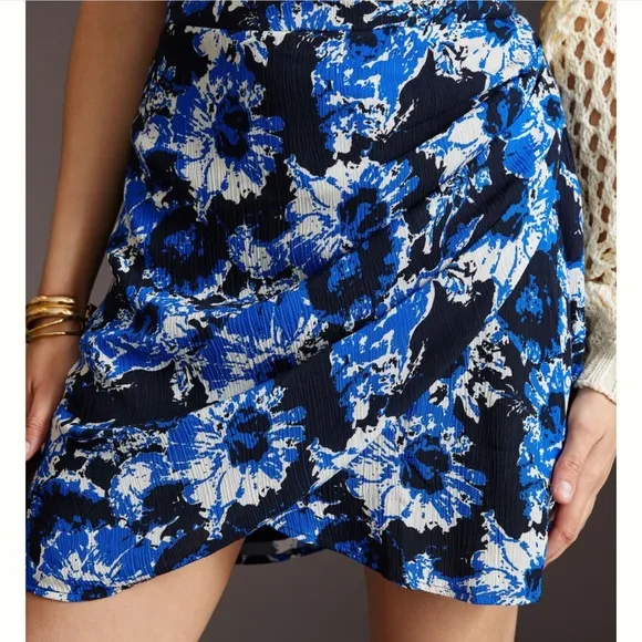 New Anthropologie Porridge Mini Skirt