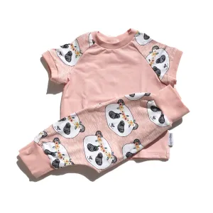 NEW - Panda Floral Pink