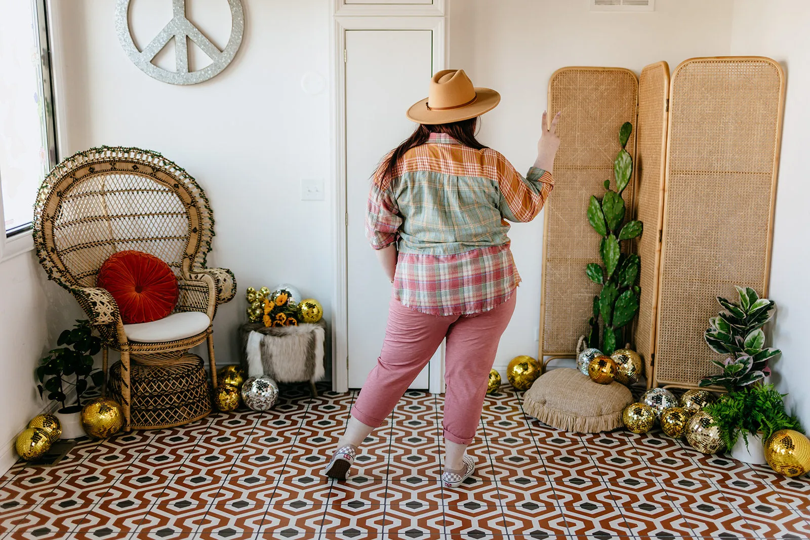 nolan pant in dusty rose