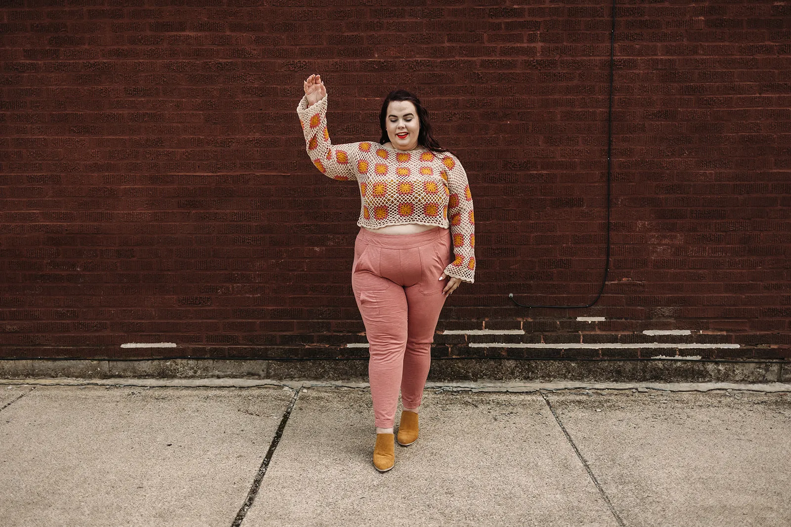 nolan pant in dusty rose