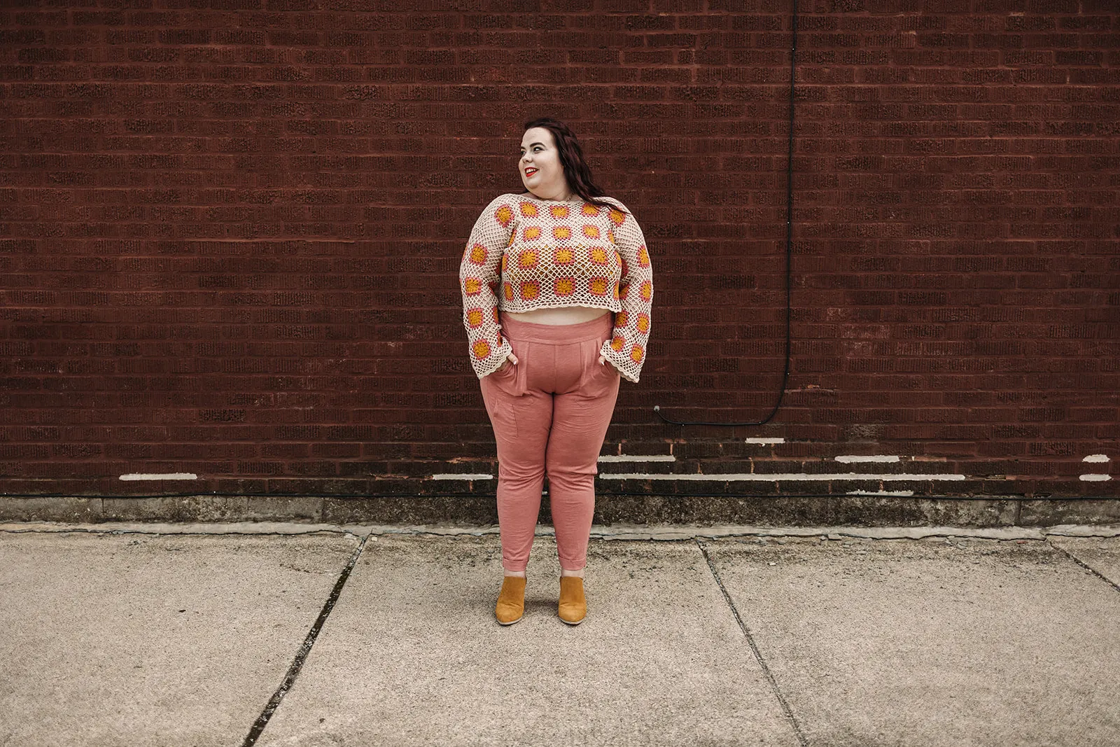 nolan pant in dusty rose