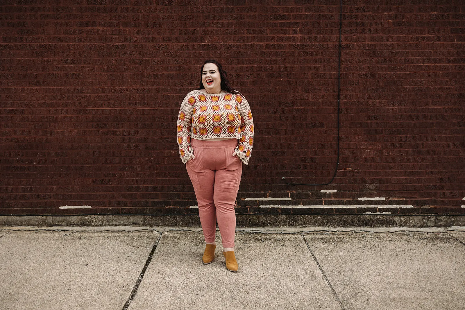 nolan pant in dusty rose