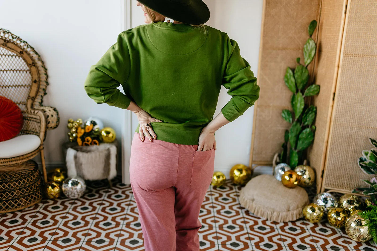 nolan pant in dusty rose