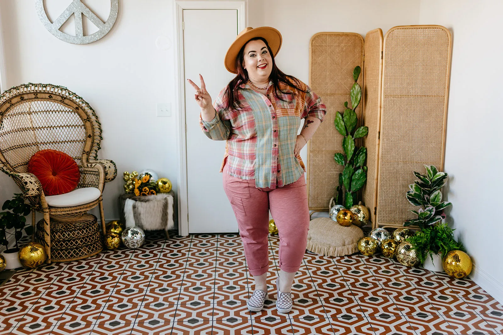 nolan pant in dusty rose