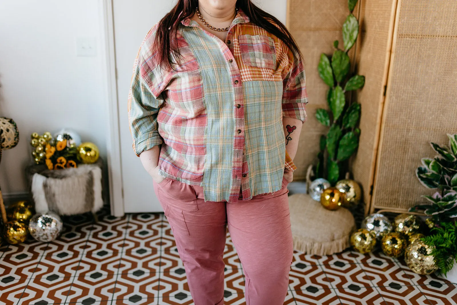 nolan pant in dusty rose