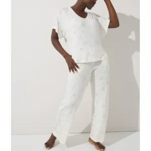 NWT Soma COOL NIGHTS Pajama Set - Boxy Sleep Tee   Pants L