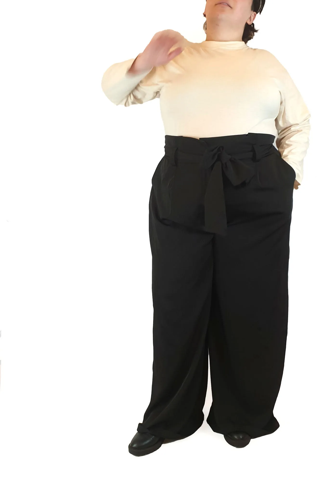 Obi black wide leg pants size 22