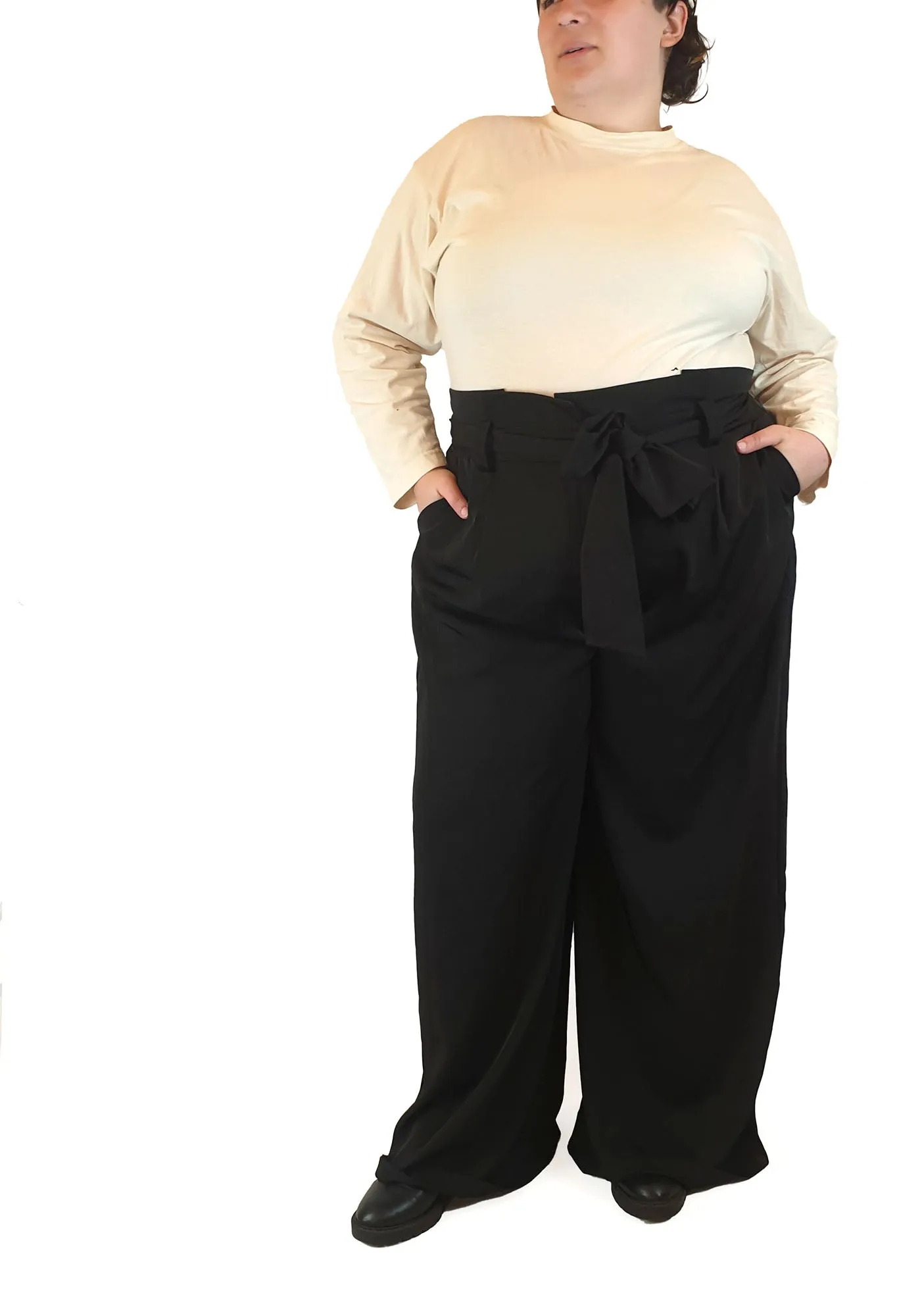 Obi black wide leg pants size 22