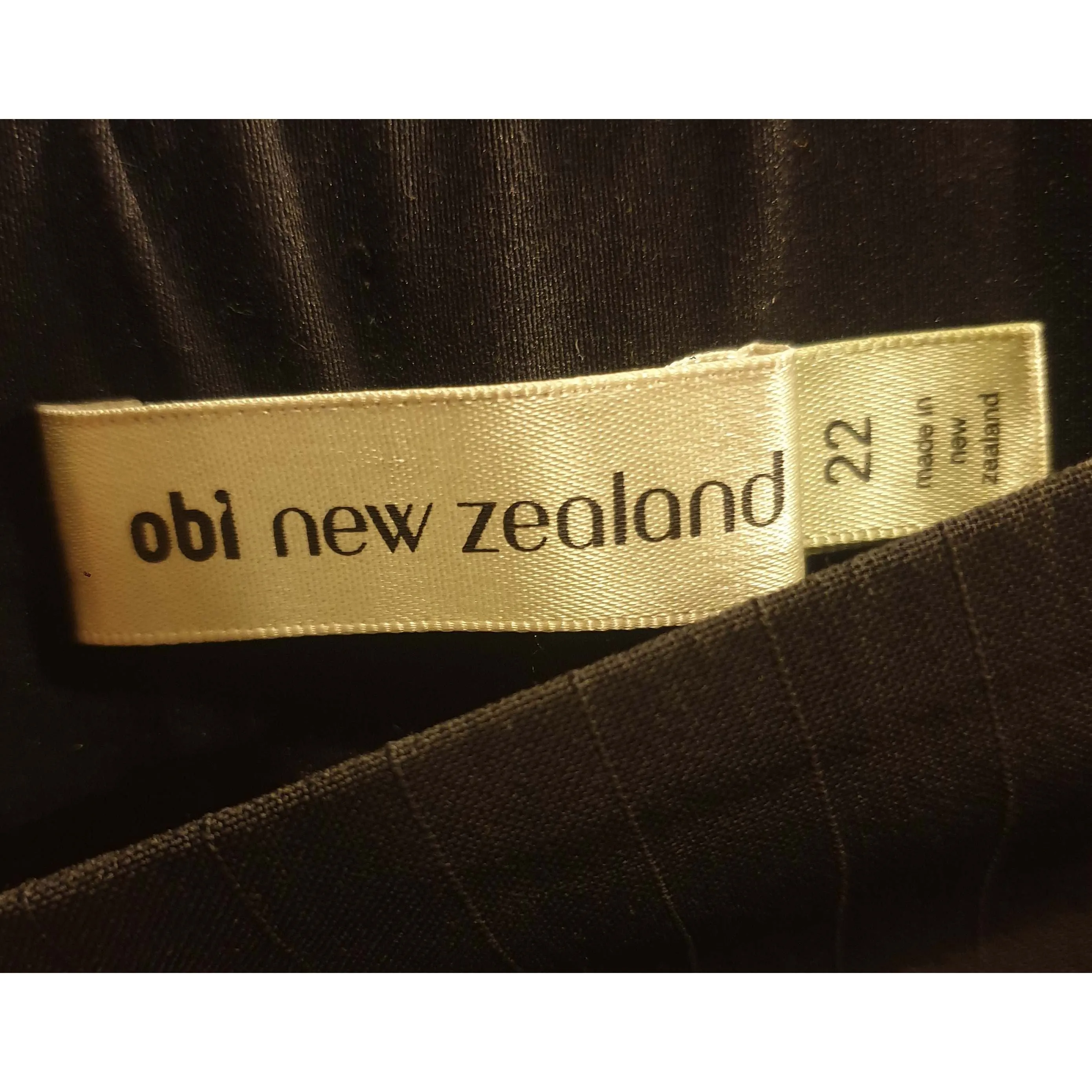 Obi black wide leg pants size 22