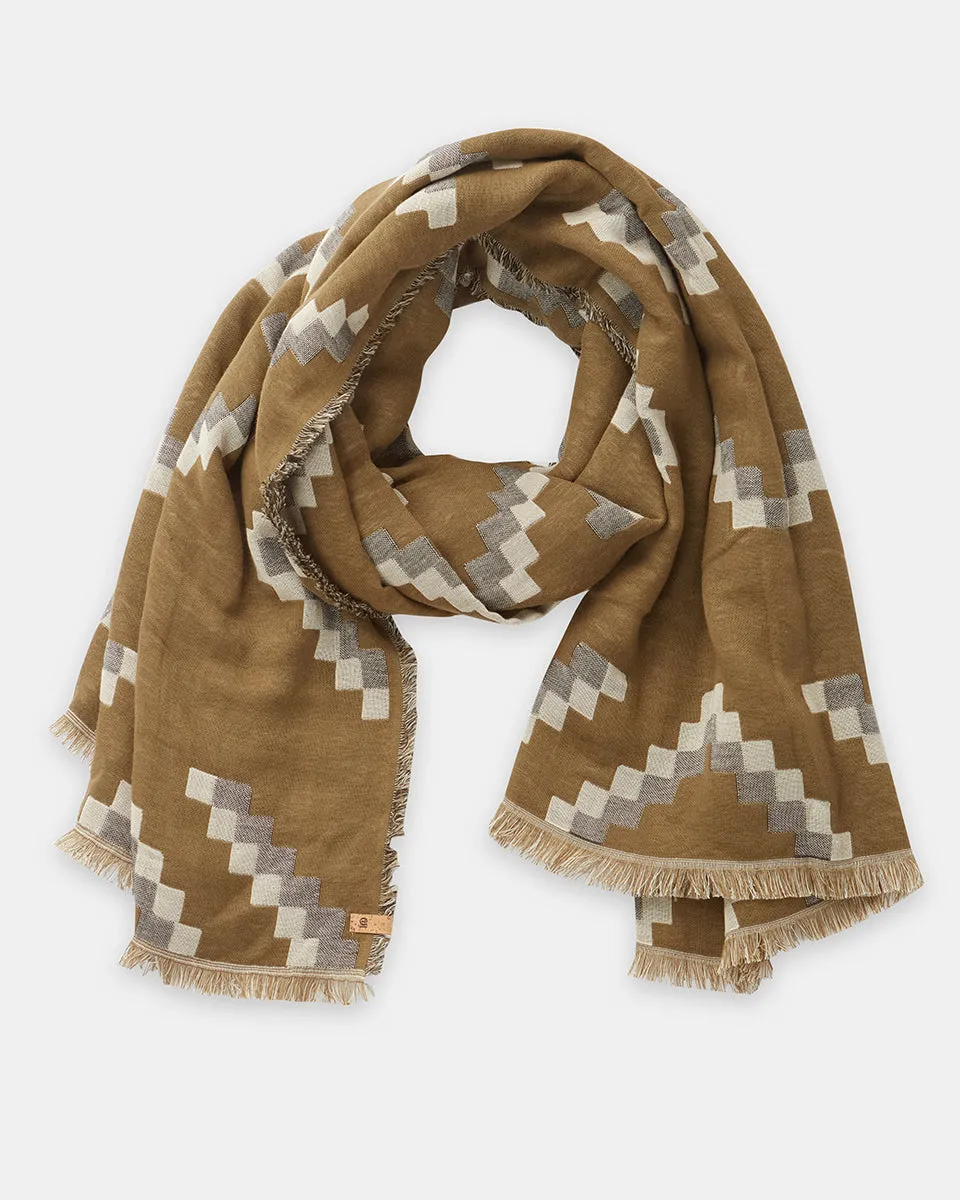 Organic Cotton Sumatra Blanket Scarf