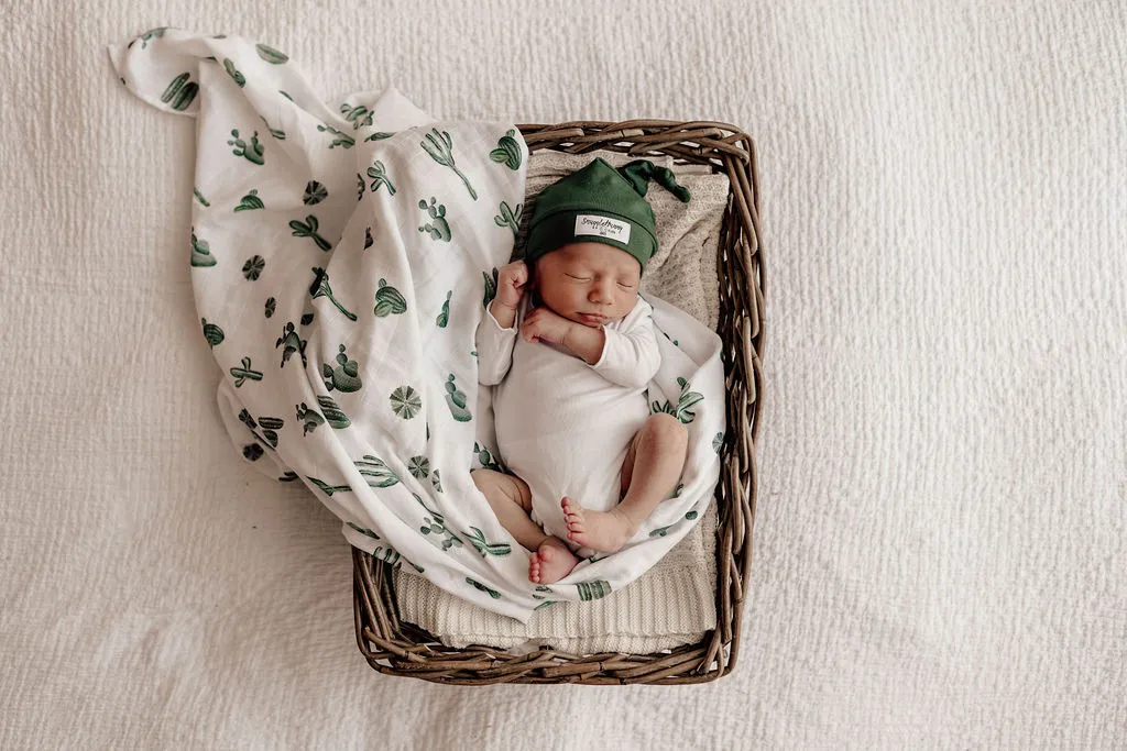 Organic Muslin Wrap - Cactus