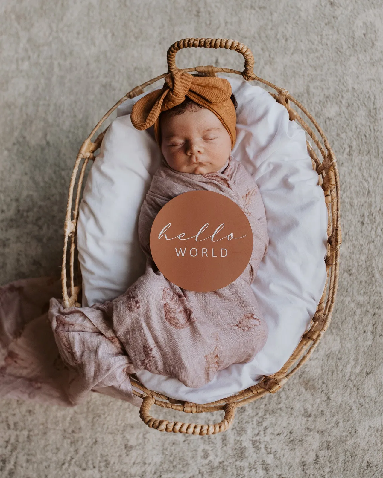 Organic Muslin Wrap - Woodland