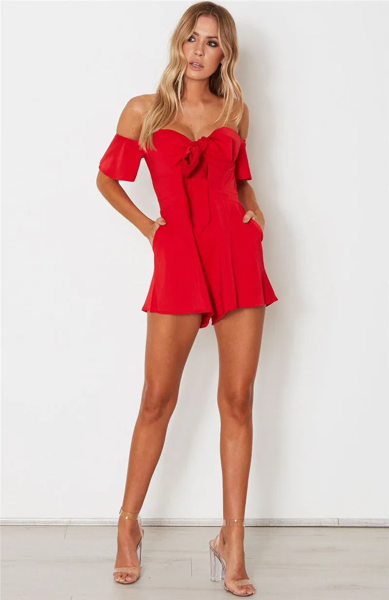 Padded Playsuit Jumpsuit Rompers