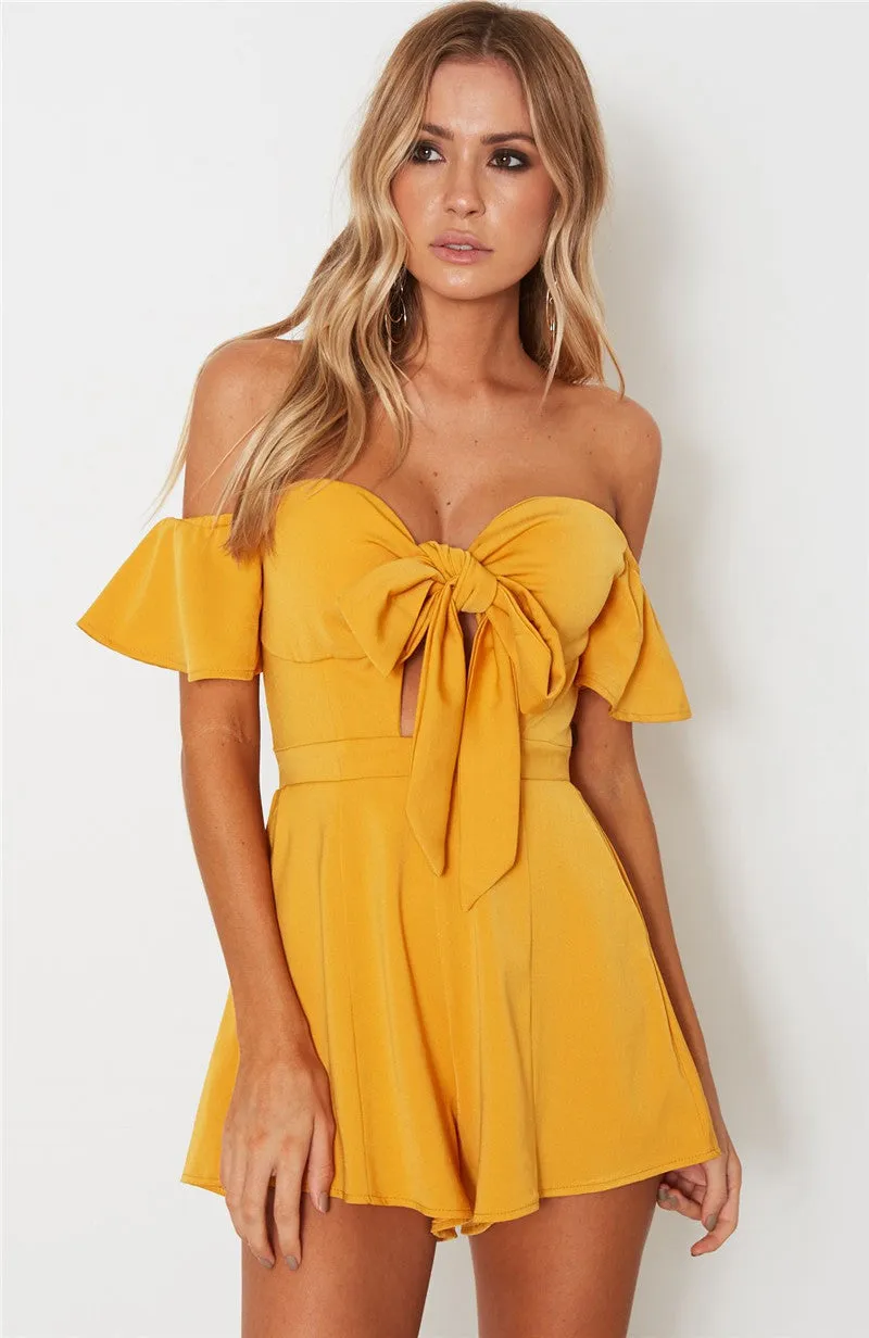 Padded Playsuit Jumpsuit Rompers