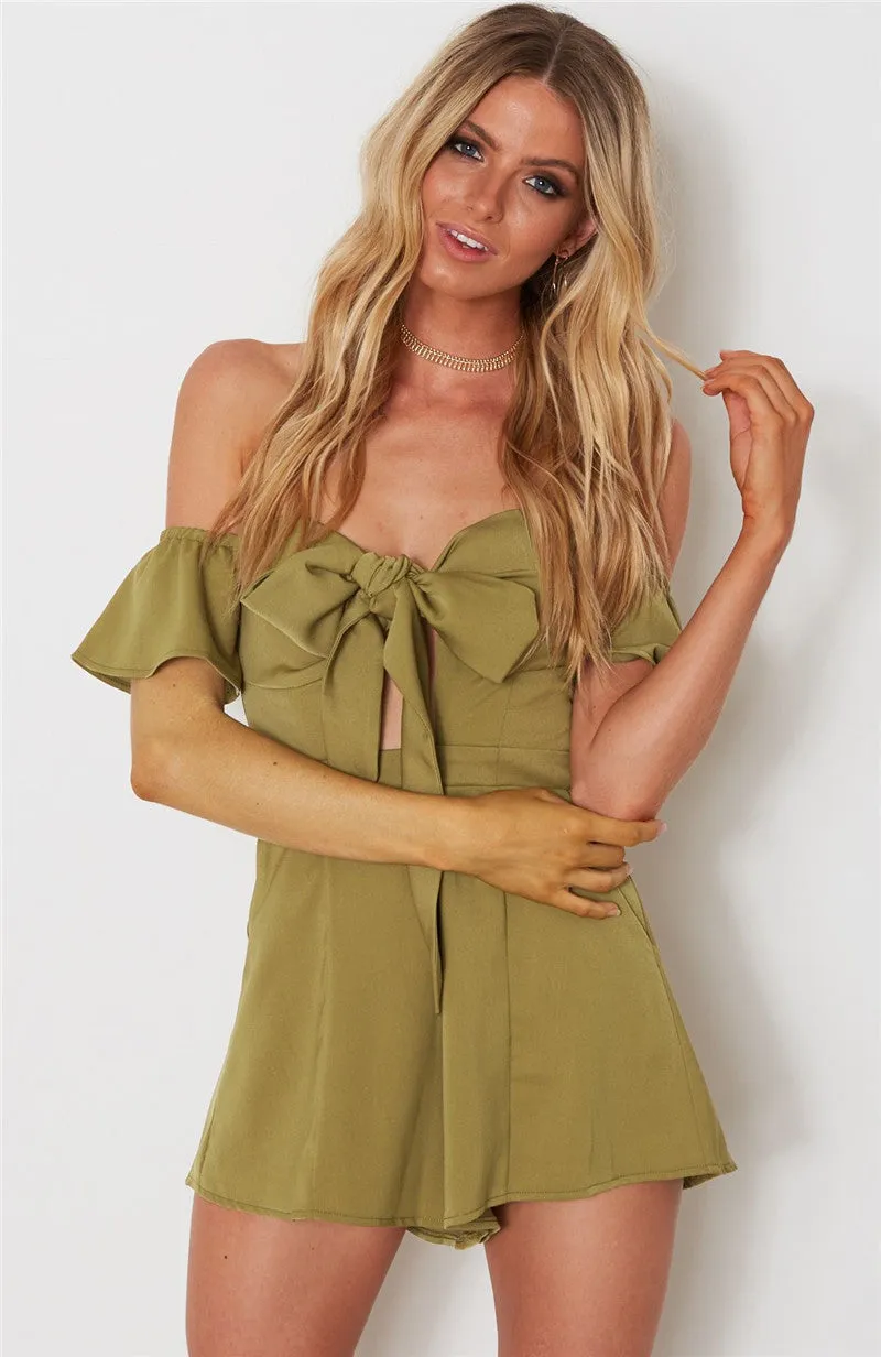 Padded Playsuit Jumpsuit Rompers