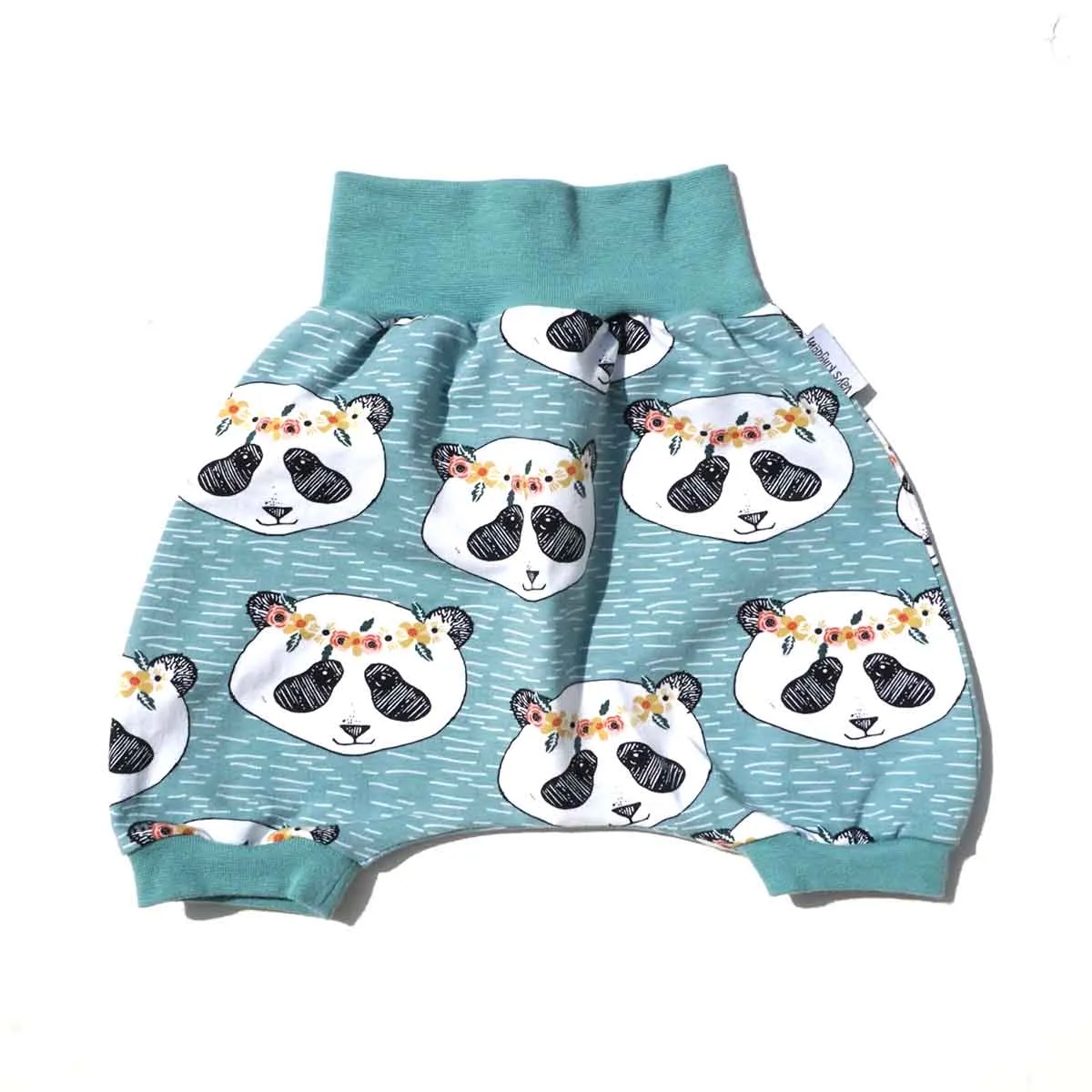 Panda Floral - Aqua