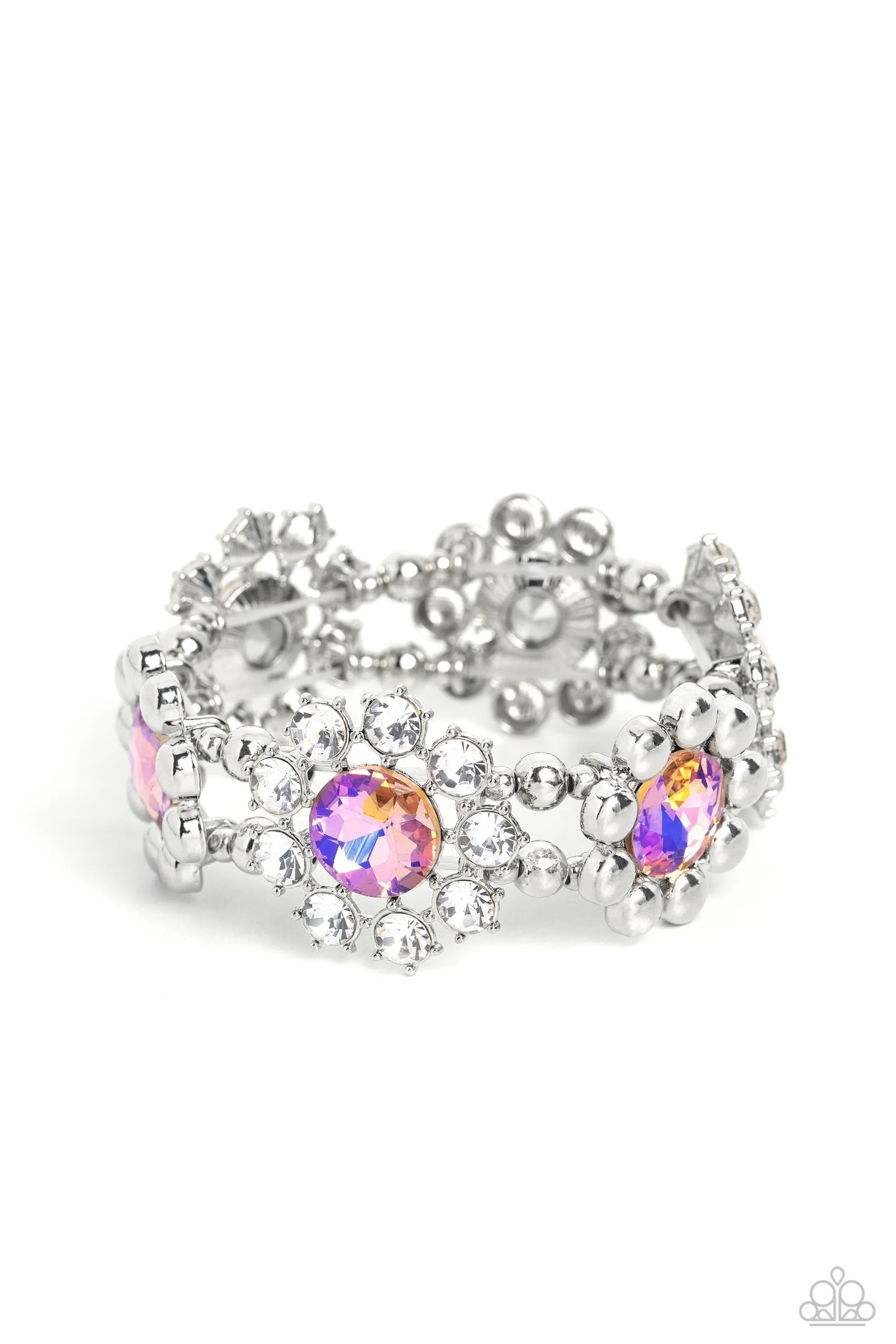 Paparazzi Pact of Petals - Orange Bracelet