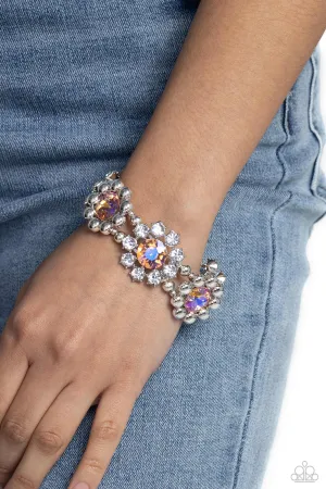 Paparazzi Pact of Petals - Orange Bracelet